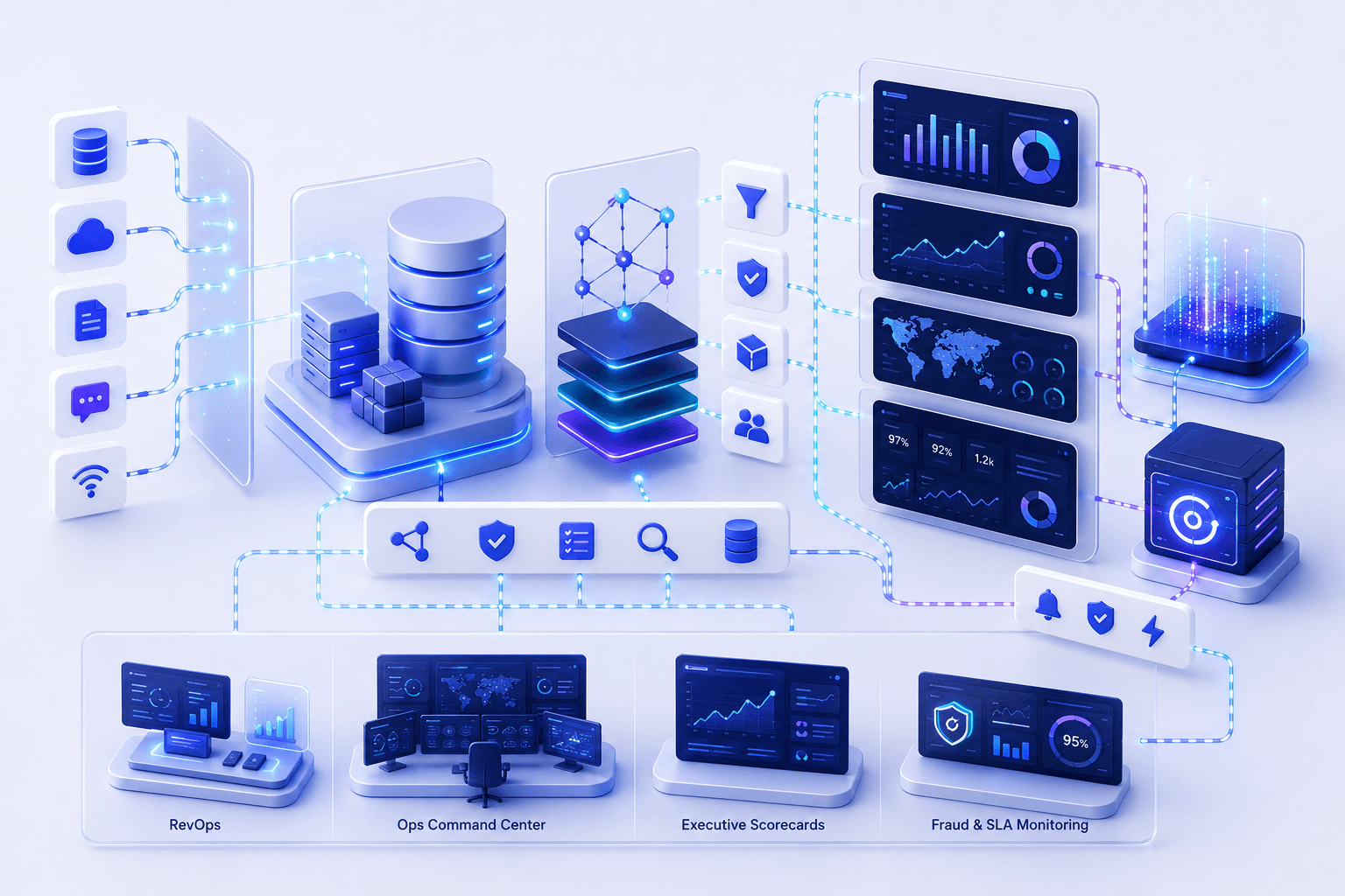 Cloud cost optimization and FinOps dashboards
