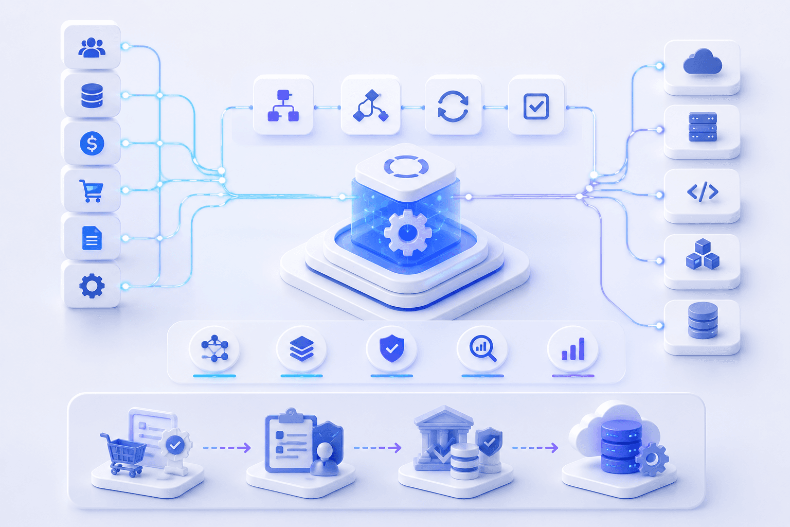 Analytics dashboards and automated operational insights