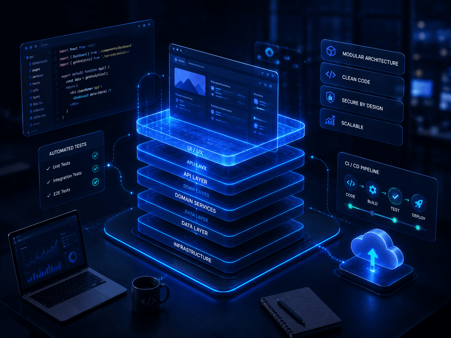 Engineering customer-facing digital products across web and mobile