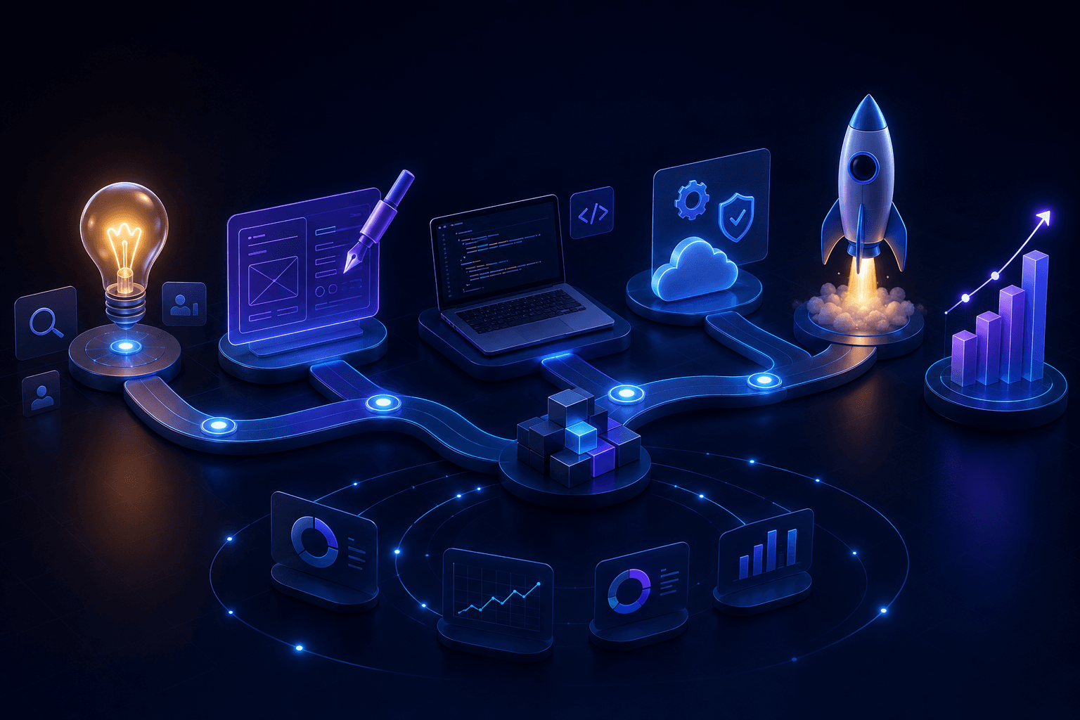 Digiware Solutions team collaboration on product discovery and strategy