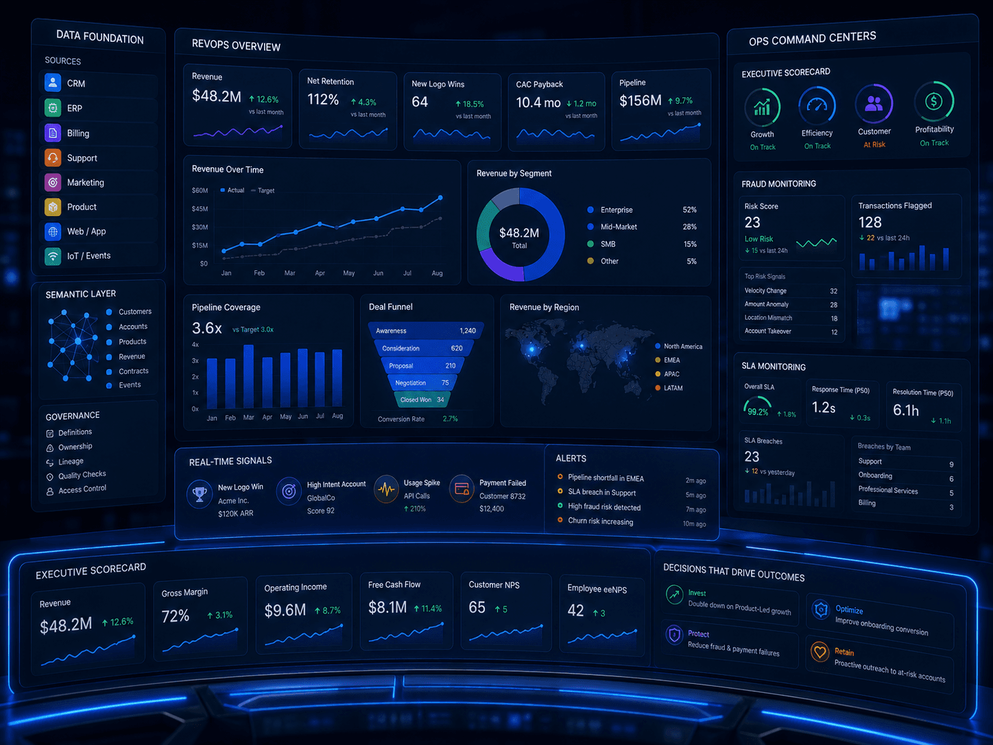 Depth across the technology stack for analytics and intelligence programs